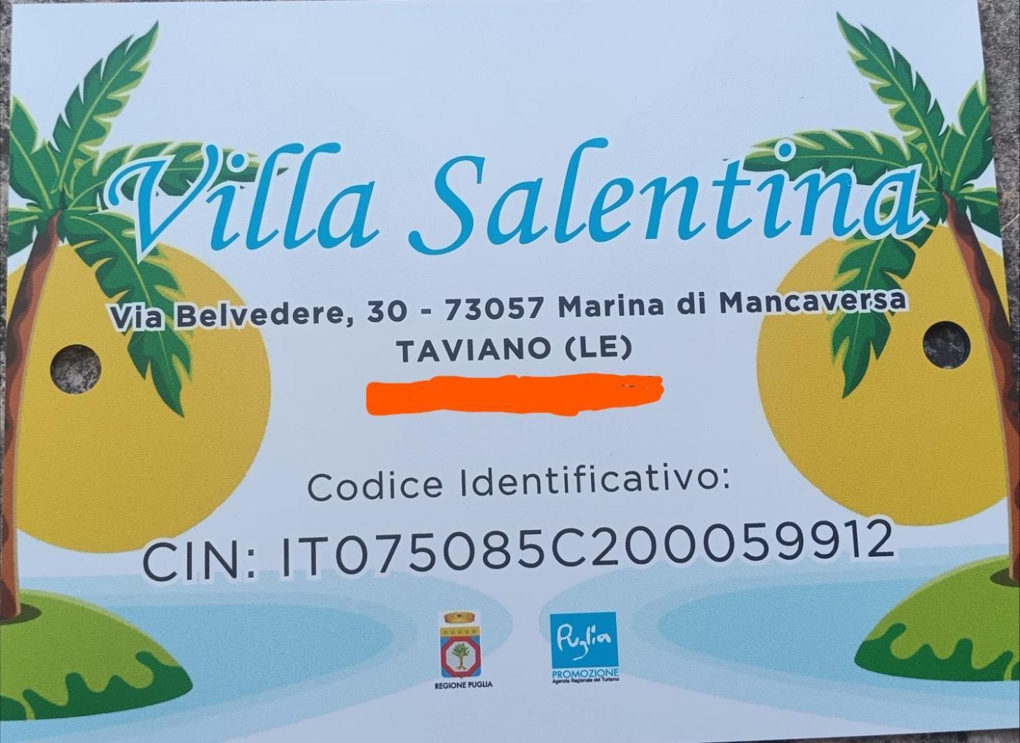 Villa,Salentina, Vista Mare Марина-ді-Манкаверса Екстер'єр фото